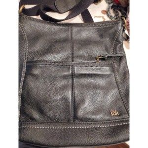 COPY - The Sak Leather Hobo Shoulder Bag Black